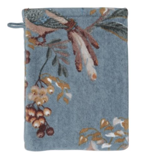 Pip Studio Washand Secret Garden Blue