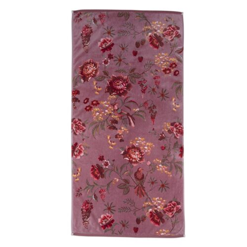 Pip Studio Badlaken Secret Garden Mauve