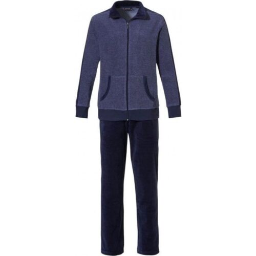 Pastunette for Men Pyjama 8399-604-8 Dark Blue