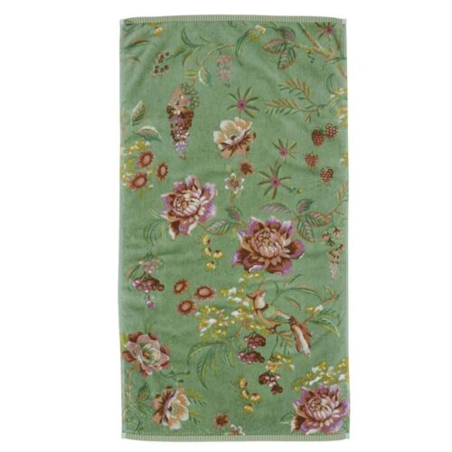 Pip Studio Handdoek Secret Garden Green