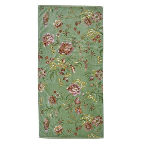 Pip Studio Douchelaken Secret Garden Green