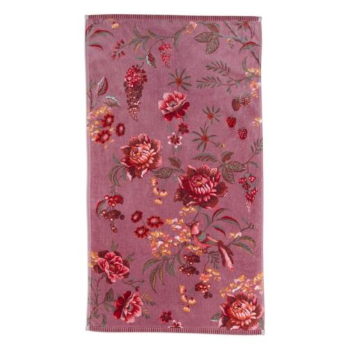 Pip Studio Handdoek Secret Garden Mauve