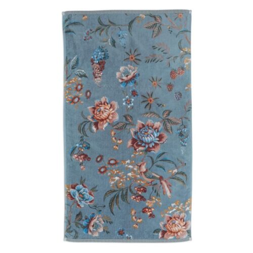 Pip Studio Handdoek Secret Garden Blue