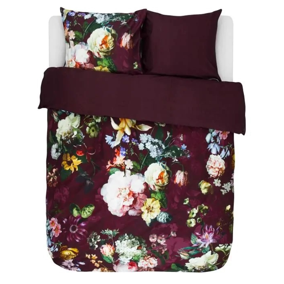 Essenza Dekbedovertrek Fleur Burgundy